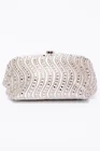Poșetă elegantă decorată cu strasuri aurie PIT0306 thumbnail picture - 