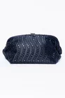 Poșetă elegantă decorată cu strasuri neagră PIT0306 thumbnail picture - 