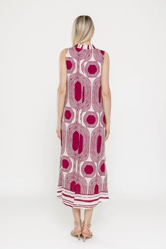 Rochie A line burgundy RLA0522