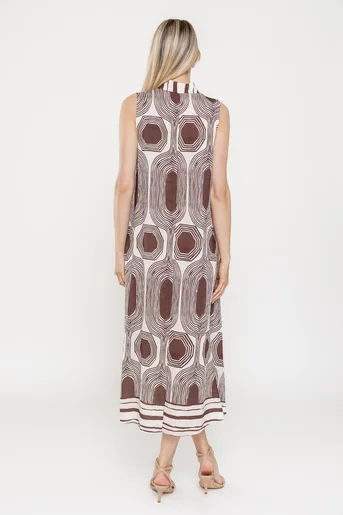Rochie A line maro RLA0522