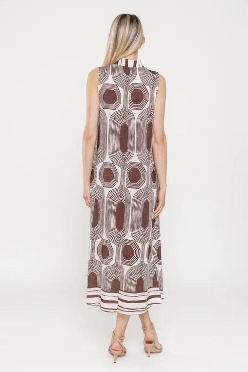 Rochie A line maro RLA0522 picture - 2