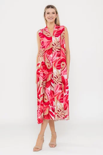 Rochie A line roșie RLA0509