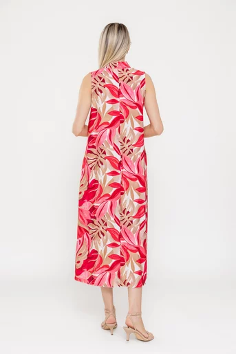 Rochie A line roșie RLA0509