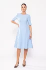 Rochie Caramel cu bandă în talie bleu R8511 thumbnail picture - 