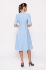 Rochie Caramel cu bandă în talie bleu R8511 thumbnail picture - 