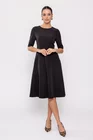 Rochie Caramel cu bandă în talie neagră R8511 thumbnail picture - 