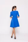 Rochie Caramel cu decolteu în v albastră  R8510 thumbnail picture - 