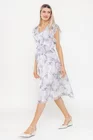 Rochie Caramel cu volane ivory R8541 thumbnail picture - 