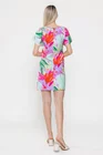 Rochie Caramel din vâscoză lila R8538 thumbnail picture - 