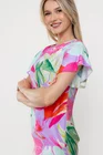 Rochie Caramel din vâscoză lila R8538 thumbnail picture - 