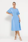Rochie Caramel elegantă bleu R8523 thumbnail picture - 