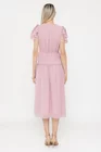 Rochie Caramel elegantă din voal roz pudră R8540 thumbnail picture - 