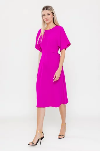 Rochie Caramel elegantă fucsia închis R8523