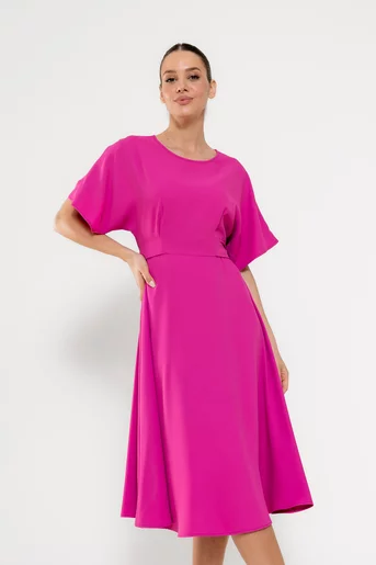 Rochie Caramel elegantă fucsia R8523