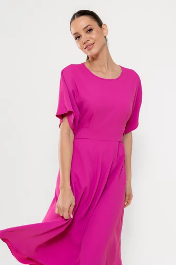 Rochie Caramel elegantă fucsia R8523