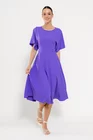 Rochie Caramel elegantă lila R8523 thumbnail picture - 