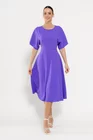 Rochie Caramel elegantă lila R8523 thumbnail picture - 