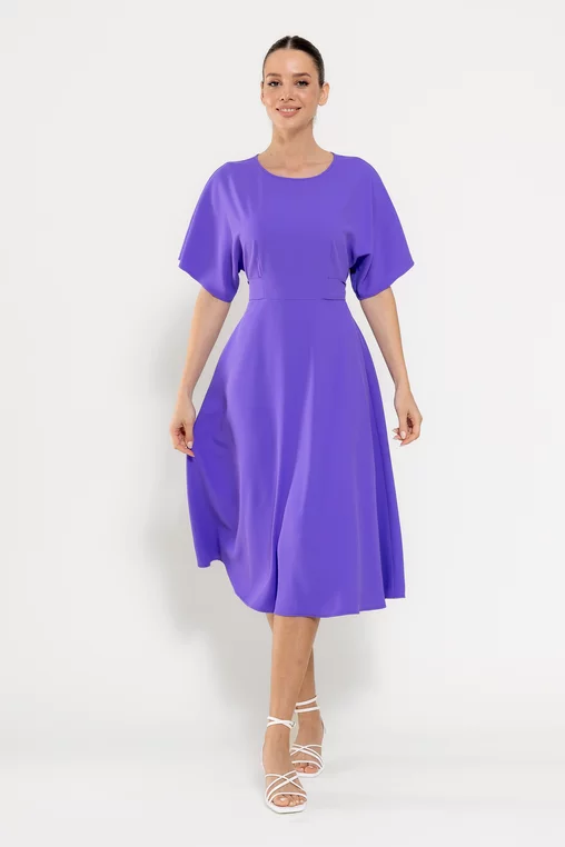 Rochie Caramel elegantă lila R8523 picture - 4