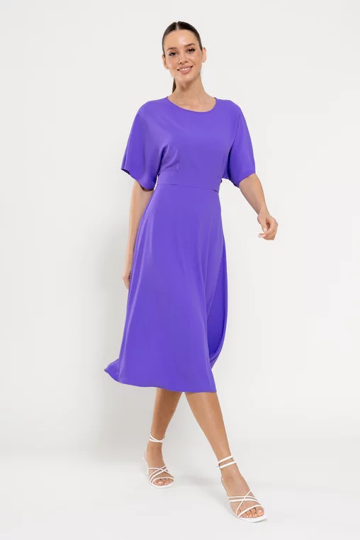 Rochie Caramel elegantă lila R8523 picture - 5