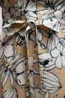 Rochie Caramel evazată in cu imprimeu floral bej R8435 thumbnail picture - 