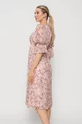 Rochie Caramel imprimeu floricele roz R8512 thumbnail picture - 