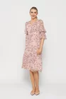 Rochie Caramel imprimeu floricele roz R8512 thumbnail picture - 