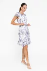 Rochie Caramel lejeră din voal mov R8549 thumbnail picture - 