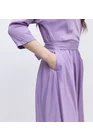 Rochie Caramel midi eleganta cu cordon lila R8002 thumbnail picture - 