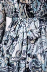 Rochie Caramel midi imprimeu paisley albastră R8258 thumbnail picture - 