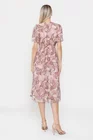 Rochie Caramel midi imprimeu paisley roz R8528 thumbnail picture - 
