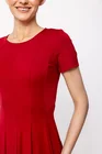 Rochie Caramel mini din jerse vișinie R8508 thumbnail picture - 