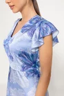 Rochie Caramel semicloș bleu R8531 thumbnail picture - 