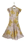 Rochie Caramel semicloș lime R8531 thumbnail picture - 