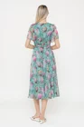 Rochie Caramel voal imprimat verde R8544 thumbnail picture - 