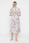 Rochie Caramel voal imprimeu floral ivory R8532 thumbnail picture - 