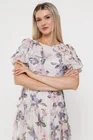Rochie Caramel voal imprimeu floral ivory R8532 thumbnail picture - 