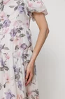Rochie Caramel voal imprimeu floral ivory R8532 thumbnail picture - 
