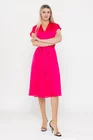 Rochie Caramel voal striat fucsia R8550 thumbnail picture - 