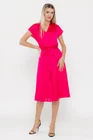 Rochie Caramel voal striat fucsia R8550 thumbnail picture - 