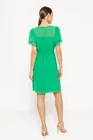 Rochie lejeră cu cordon și floare verde R8521 thumbnail picture - 