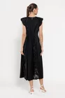Rochie lejeră cu inserție dantelă neagră RFY0307 thumbnail picture - 
