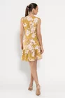Rochie lejeră cu volan galbenă R8529 thumbnail picture - 