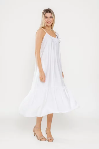 Rochie lejeră de vară cu floare ivory RLA0513