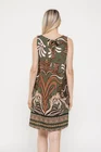 Rochie lejeră din vâscoză kaki RME0502 thumbnail picture - 