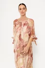 Rochie lejeră mătase naturală roz RHF0302 thumbnail picture - 