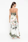 Rochie maxi din bumbac ivory RBR0510 thumbnail picture - 