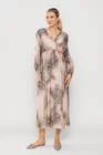 Rochie maxi din matase animal print RGI0210 thumbnail picture - 