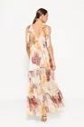 Rochie maxi din voal bej RBR0307 thumbnail picture - 