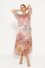Rochie midi cu volan amplu corai RHF0304 thumbnail picture - 