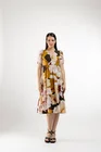 Rochie midi din vâscoză cu imprimeu floral mare R8439 thumbnail picture - 